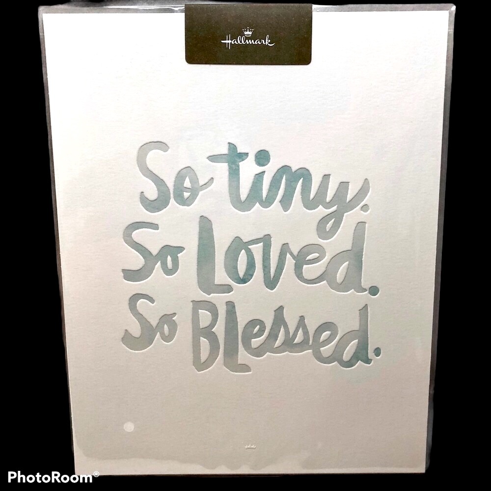 FREE with purchase Hallmark print Welcome Baby
